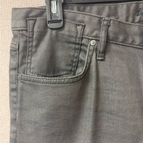 John Varvatos Jeans Mens Size 34 Black Bowery Slim Straight Edgy Pants - Picture 3 of 9